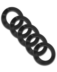 GrovTec US Inc GTHM319 Crush Washer223 Cal Black Nitride Steel 1/2"-28 tpi Rifle 5 Per Pack