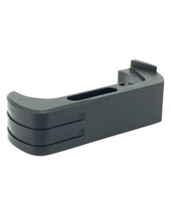 Cross Armory CRG5MCBK Mag CatchExtended Compatible w/Glock Gen4-5 Black Anodized Aluminum