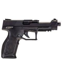 Taurus 1TX22C151 TX22 Competition 22 LR 16+1 5.25" Overall Black Steel/Threaded Barrel, Hard Coat Anodized Aluminum/Optic Cut/Serrated Slide &amp; Polymer Frame w/Picatinny Rail w/Polymer Grips