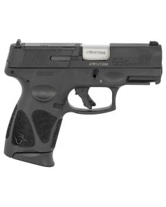 Taurus 1G3CP931 G3C9mm Luger 12+1 3.26" Matte Stainless Steel Barrel, Matte Black Tenifer Optic Cut/Serrated Slide, Black Polymer Frame w/Picatinny Rail, Black Polymer Grips