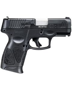 Taurus 1G3CP93110 G3C9mm Luger 10+1 3.26" Matte Stainless Steel Barrel, Matte Black Tenifer Optic Cut/Serrated Slide, Black Polymer Frame w/Picatinny Rail, Black Polymer Grips