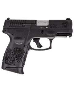 Taurus 1G3C931MA G3C *MA Compliant 9mm Luger Caliber with 3.26" Barrel, 10+1 Capacity, Black Finish Picatinny Rail Frame, Serrated Matte Black Tenifer Steel Slide &amp; Polymer Grip Includes 3 Mags
