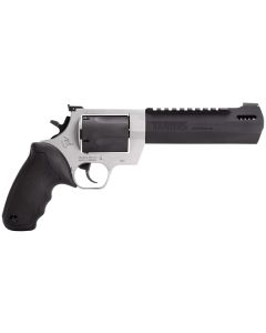 Taurus 2460065RH Raging Hunter460 S&amp;W Mag 5rd 6.75" Matte Black Oxide Barrel &amp; Cylinder Matte Stainless Steel Frame Black Rubberwith Integrated Cushion Insert Grip