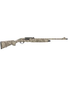 Escort HEPS1224TRBL PS Turkey Full Size 12 Gauge Semi-Auto 3" 4+1 24" Mossy Oak Bottomland Steel Barrel, Grooved Aluminum Receiver, Adjustable Mossy Oak Bottomland Synthetic Stock, Right Hand