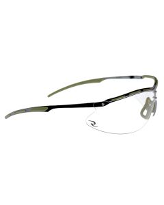 Radians CSB1011CS Bravo Glasses Adult Clear Lens Polycarbonate Black Frame