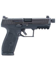 IWI US M9ORP17T MASADA Tactical 9mm Luger 17+1 4.60" Black Button Rifled/Threaded Steel Barrel/Black Optic Ready/Serrated Slide/Black Polymer Frame w/Picatinny Rail/Black Polymer Grips Ambidextrous