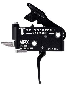 TriggerTech ARPTBB36NNF AdaptableTwo-Stage Flat Trigger with 3.50-6 lbs Draw Weight &amp; Black PVD Finish for Sig MPX