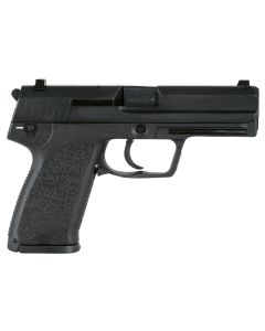 HK 81000316 USP V1 SA/DA 40 S&amp;W Caliber with 4.25" Barrel, 10+1 Capacity, Overall Black Finish, Serrated Trigger Guard Frame, Serrated Steel Slide &amp; Polymer Grip Includes 2 Mags