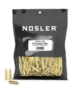 Nosler 10211 Premium Brass Unprimed Cases 6.5Creedmoor Rifle Brass 100/Box