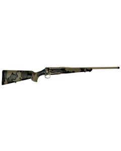 Sauer S1KVIAST65CT 1006.5 Creedmoor 5+1 22" Threaded Barrel &amp; Steel Receiver, Tan Metal Finish, KUIU Verde Camo Ergo MAX Synthetic Stock, Adjustable Single-Stage Trigger, Three-Position Safety