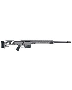 Barrett 18480 MRAD338 Lapua Mag 26" 10+1 Gray Gray Folding with Adjustable LOP Stock Black Polymer Grip Right Hand