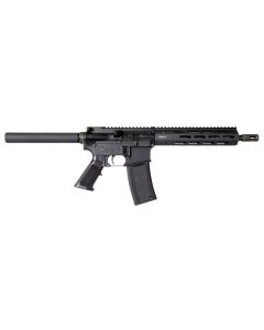 Troy Ind SPSTCA310BTB1 A3223 Rem Caliber with 10.50" Barrel, 30+1 Capacity, Black Metal Finish, Fixed Pistol Grip Stock &amp; Black Polymer Grip Right Hand
