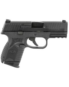 FN 66100816 509CSteel Frame 9mm Luger 10+1, 3.70" Black Steel Barrel, Matte Black Serrated Stainless Steel Slide &amp; Polymer Frame w/Picatinny Rail, Black Interchangeable Backstrap Grip, Ambidextrous