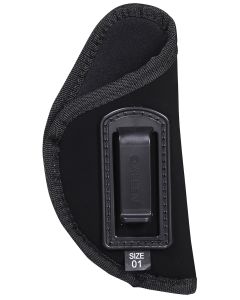 Allen 44601 Inside-The-Pant Conceal Carry Holster Size 01 IWB Black Ultrasuede Fabric, Fits Medium Frame Autos, Belt Clip Mount, Right Hand