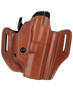 Bianchi 34501 Allusion Assent Pro-Fit OWB Size 04 Tan Leather Belt Slide Fits Springfield XD Fits Sig P220 Fits FN FNP Right Hand