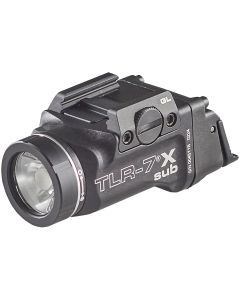 Streamlight 69400 TLR-7 X SubBlack Anodized 500 LumensWhite LED Glock 43X MOS/48 MOS/43X/48