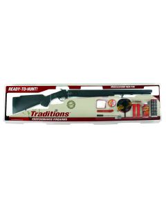 Traditions RC572000840 Buckstalker XT 50 Cal 209 Primer 24" Blued Barrel/Rec Black Synthetic Stock Redi-Pack
