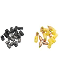 Traditions A1829 Sight-In Combo Pack Muzzleloader Bullets 15 Smackdown 50cal 250gr/ 15 Plinker 50cal 240gr