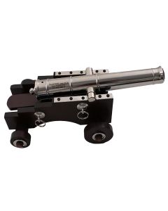 Traditions KCN8041 Old Ironsides Mini Cannon 50 Cal 9" Silver Barrel Breech Action