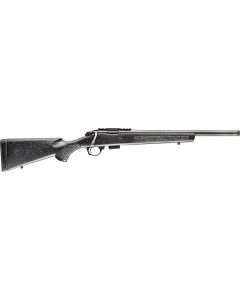 Bergara Rifles BMR006 BMR Carbon Fiber Full Size 17 HMR 5+1/10+1 20" Matte Blued Carbon Fiber/Steel Threaded Barrel &amp; Drilled &amp; Tapped Steel Receiver, Fixed Black/Gray Speckled Synthetic Stock