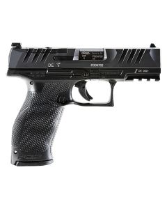 Walther Arms 2851237 PDP Optic Ready 9mm Luger 4" Barrel 18+1, Polymer Frame With Picatinny Acc. Rail, Optic Cut Super Terrain Serrated Steel Slide, Performance Duty Trigger, Manual Safety