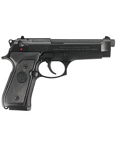 Beretta USA J92F300M 92FSFull Size Frame 9mm Luger 15+1 4.90" Black Bruniton Barrel, Serrated Steel Slide, Frame w/Beavertail, Ambidextrous USA Made