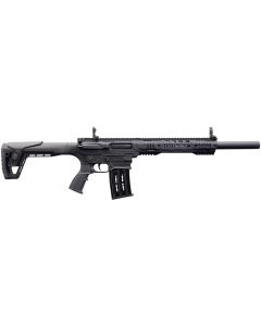 Charles Daly 930191 AR 12T Full Size Frame 12 Gauge Semi-Auto 3" 5+1 18.50" Black Steel Barrel, Black Aluminum Receiver, BlackSynthetic Stock w/Adj Comb, Black Polymer Grip