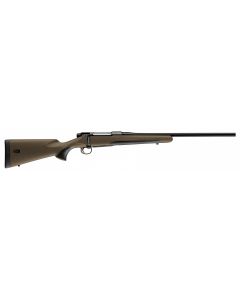 Mauser M18S65PT M18 Savanna Full Size 6.5 PRC 4+1 24.40" Black Threaded Barrel, Black Steel Receiver, Brown Fixed Synthetic Stock