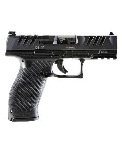 Walther Arms 2854694 PDP Optic Ready 9mm Luger 4" Barrel 10+1, Polymer Frame With Picatinny Acc. Rail, Optic Cut Super Terrain Serrated Steel Slide, Performance Duty Trigger, Manual Safety