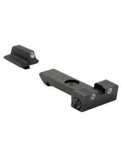 Meprolight USA 209963101 Tru-Dot Sight Set Green/Tritium Fits Ruger GP100, Post Mount