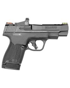 Smith &amp; Wesson 13253 Performance Center M&amp;P Shield Plus 9mm Luger 4" Ported 10+1,13+1 Black Matte Black Armornite Stainless Steel Ported Slide Black Polymer Grip (No Manual) Crimson Trace Red Dot