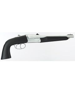 Taylors &amp; Company 210248 Howdah Alaskan 45 Colt (LC)/410 10.25" 2rd Shot Matte Chrome Frame Matte Chrome Round Barrel Black SoftTouch Coated Rubber Grip