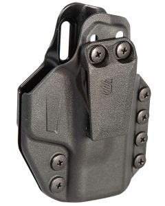 Blackhawk 416000BK StacheIWB Size 00 Black Polymer Belt Clip Compatible w/Glock 17/22/31/47 Ambidextrous
