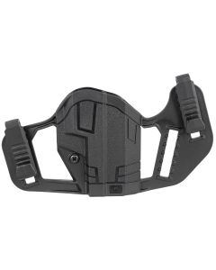 Uncle Mike's 79077 ApparitionIWB/OWB Belt Clip Mount Compatible w/Glock 43/43X/Springfield Hellcat Black Polymer Ambidextrous