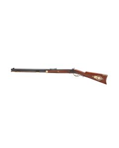 Taylors &amp; Company 210109 Hawken Target 50 Cal Percussion 28" Blued Octagon Barrel, Color Case Hardened Rec, Brass Accents, Fixed Walnut Stock, Double Set Trigger, Adjustable Buckhorn Sight Left Hand