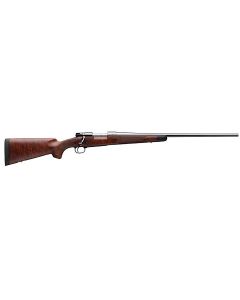 Winchester Repeating Arms 535203294 Model 70 Super Grade 6.5 PRC Caliber with 3+1 Capacity, 24" Barrel, Brushed Polish Blued Metal Finish &amp; Satin Fancy Walnut Stock Right Hand (Full Size)