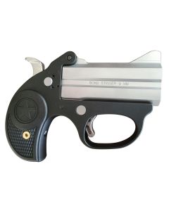 Bond Arms BASL Stinger9mm Luger 2rd 3" Matte Stainless Steel Barrel, Anodized 7075-T6 Aluminum Frame, Rebounding Hammer, Black Rubber Grip, Manual Safety