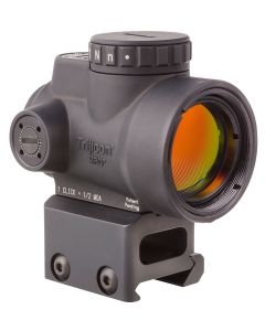 Trijicon 2200005 MROMatte Black 1 x 25 mm 2 MOA Red Dot Full Cowitness Mount