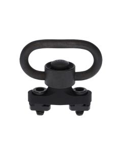 Rival Arms RARA92P2A Swivel Stud MountBlack Manganese Phosphate Finish, 1.5" Recessed Button Steel Swivel compatible with Picatinny Rail