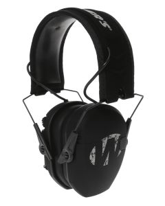 Walker's GWPRSEMFS Razor Slim Electronic Freedom Muff 23 dB Over the Head Black w/Distressed Walker's Logo Polymer