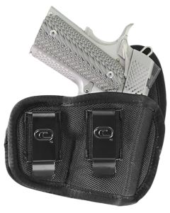Crossfire Shooting Gear CRFCYCLSA1C3R The CycloneIWB/OWB Size 03 Black Foam Laminate Belt Clip Fits Compact 3-3.50" Barrel Right Hand