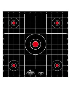 Birchwood Casey 35270 Dirty BirdBullseye Tagboard Target 12" 100 Per Pkg