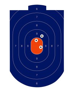 Birchwood Casey 35714 Dirty Bird Silhouette Target Silhouette Tagboard Target 12" x 18" 100 Per Pkg