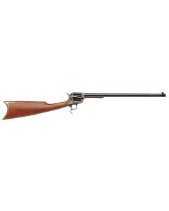 Cimarron MP419 Revolving CarbineFull Size 45 Colt (Long Colt) 6 Shot 18" Blued Stainless Steel Barrel, Color Case Hardened Stainless Steel Receiver, Walnut Shoulder Stock, Right Hand