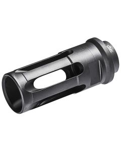 SureFire SFCT5561228 Closed-Tine Flash Hider Black DLC Stainless Steel with 1/2"-28 tpi Threads &amp; 2.30" OAL for 5.56x45mm NATO AR-15