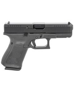 Glock UA195S203 G19 Gen5 Compact 9mm Luger4.02" Glock Marksman Barrel 15+1, Black Frame &amp; nDLC Slide, Modular Backstrap, Ambidextrous Mag. Catch &amp; Slide Stop, Safe Action Trigger (US Made)