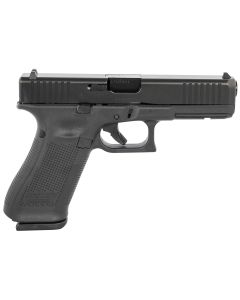 Glock UA175S203 G17 Gen5 9mm Luger4.49" Glock Marksman Barrel 17+1,Black Frame&amp; nDLC Slide, Rough Texture Modular Backstrap, Safe Action Trigger (US Made)