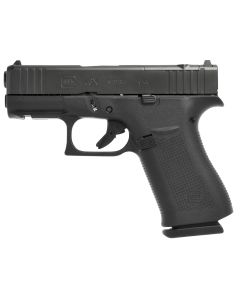 Glock UX4350201FRMOS G43X MOS Slim Sub-Compact 9mm Luger 10+1 3.41" Black GMB Barrel, Black Cerakote MOS Cut/Serrated Slide, Black Polymer Frame w/Beavertail, Black Textured Polymer Grip, Ambidextrous