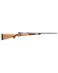 Winchester Repeating Arms 535218226 Model 70 Super Grade 270 Win Caliber with 5+1 Capacity, 24" Barrel, High Polished Blued Metal Finish &amp; Gloss AAA Maple Stock Right Hand (Full Size)