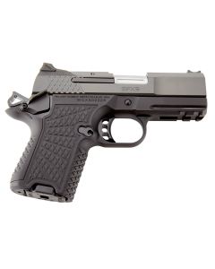 Wilson Combat SFX9SCR3A SFX9 Sub-Compact 9mm Luger 10+1 15+1 3.25" Stainless Steel Barrel, Black DLC Serrated Stainless Steel Slide, Black Aluminum Frame w/Beavertail &amp; Picatinny Rail, Black G10 Grip